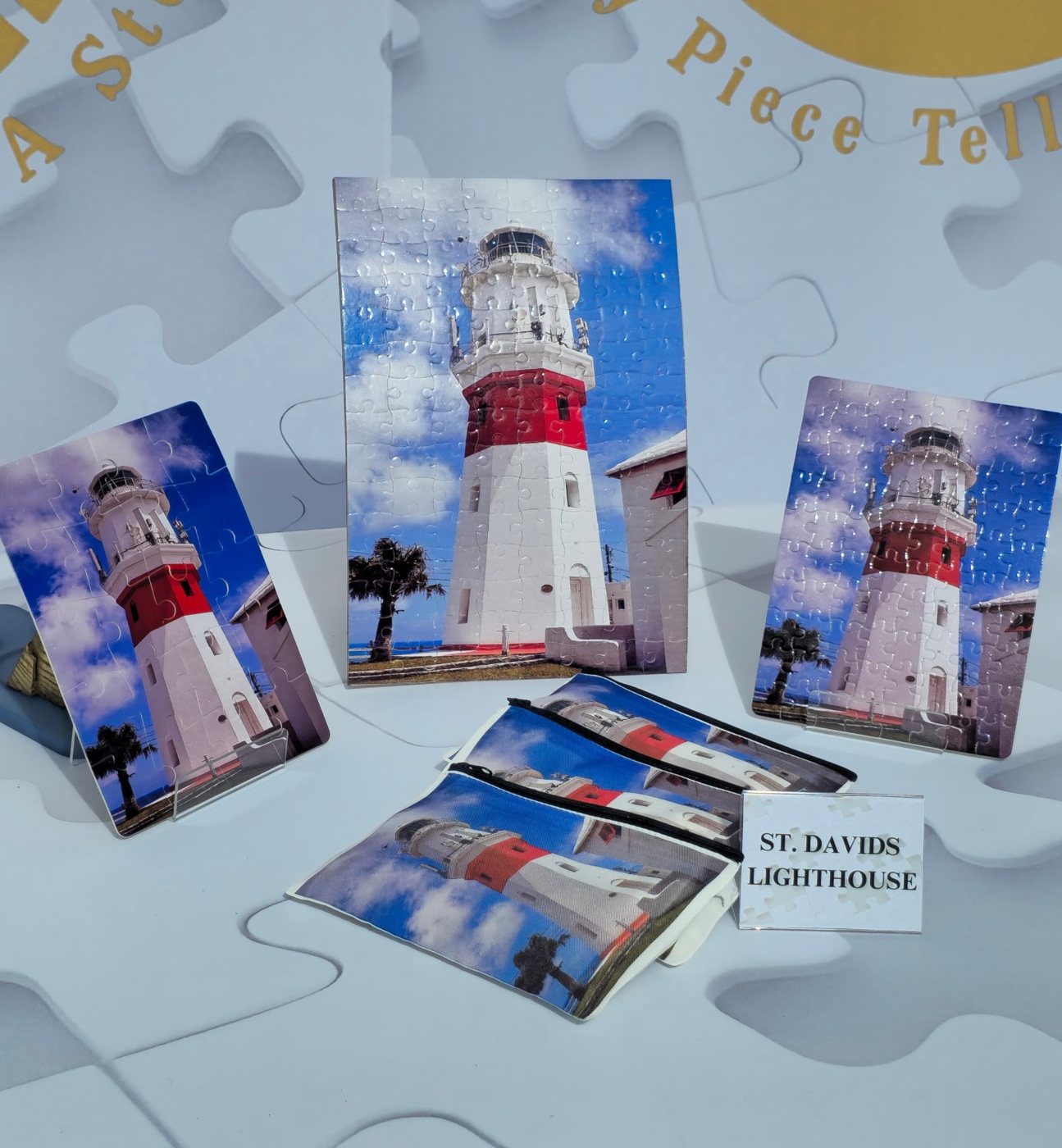St. Davids Lighthouse puzzles and bags